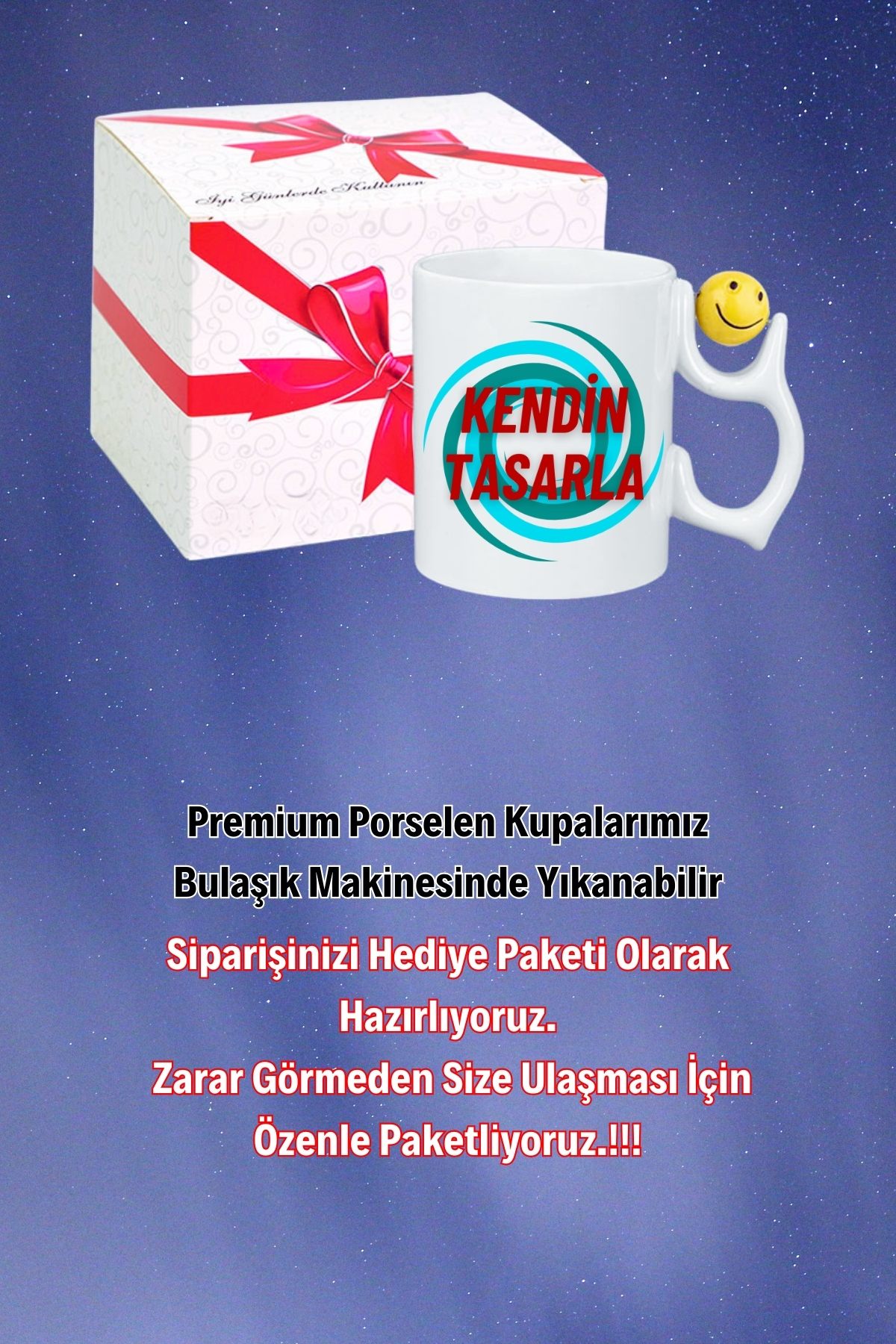 Kişiye Özel Baskılı Smile Emoji Toplu Kupa Kendin Tasarla Kupa Bardak Çay Kahve Fincanı