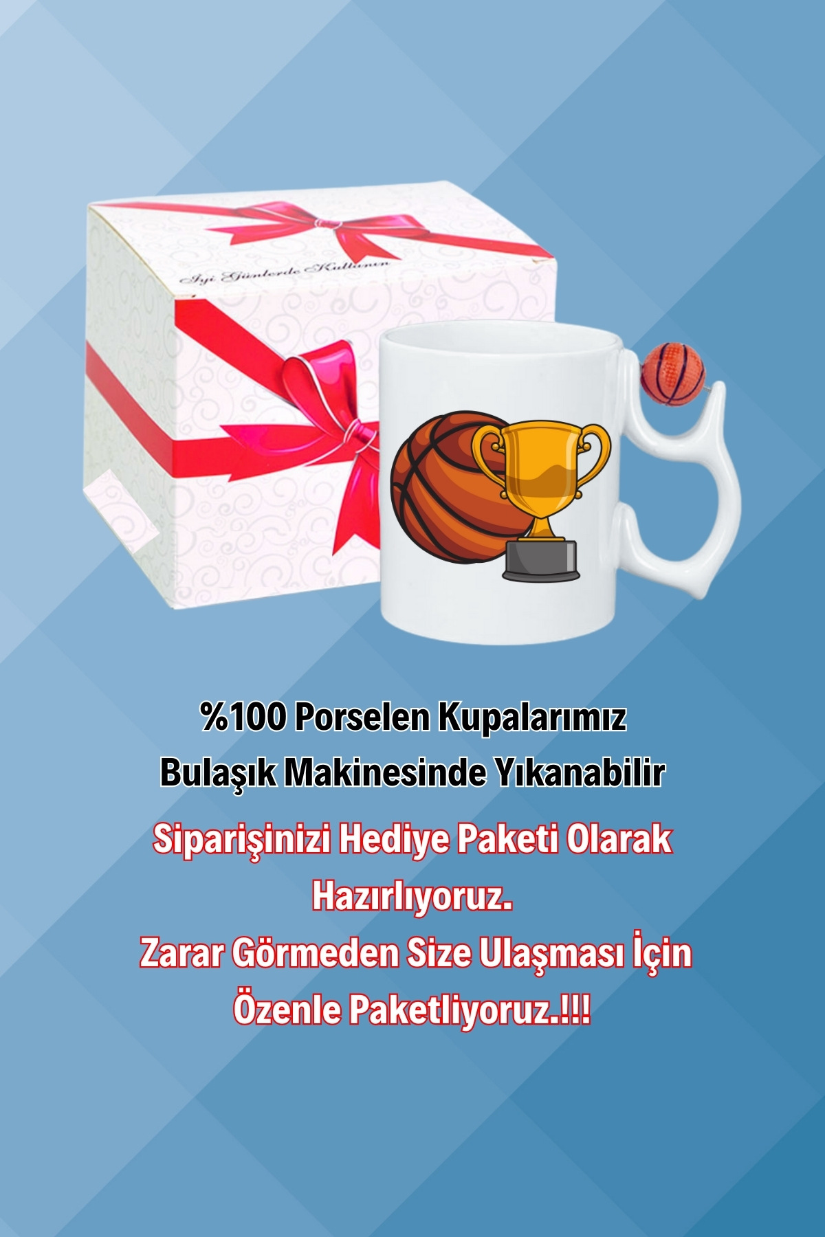 Basketboll Toplu Basket Sever Kupa Bardak Çay Kahve Fincanı-10
