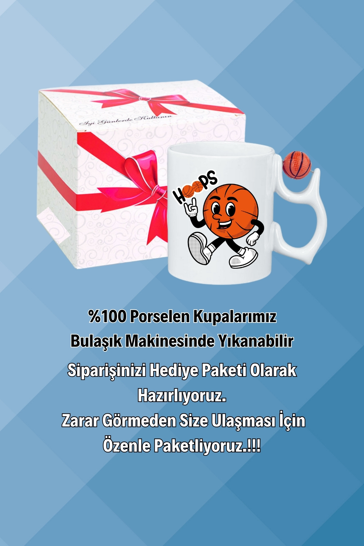 Basketboll Toplu Basket Sever Kupa Bardak Çay Kahve Fincanı-7