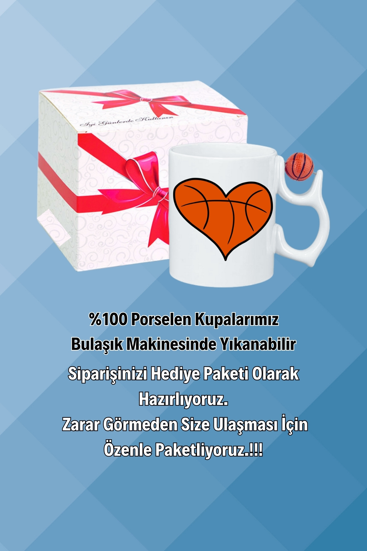 Basketboll Toplu Basket Sever Kupa Bardak Çay Kahve Fincanı-9