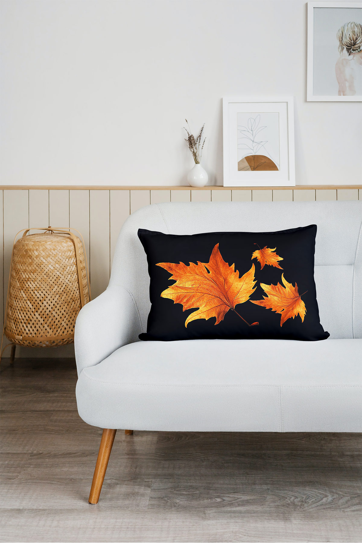 Özel Seri Çift Yön Dijital Baskılı Dekoratif Dikdörtgen Kırlent Kılıfı Yastık Kılıfı 50x30cm