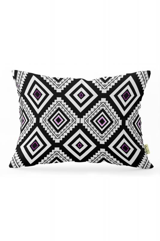 Özel Seri Çift Yön Dijital Baskılı Dekoratif Dikdörtgen Kırlent Kılıfı Yastık Kılıfı 50x30cm