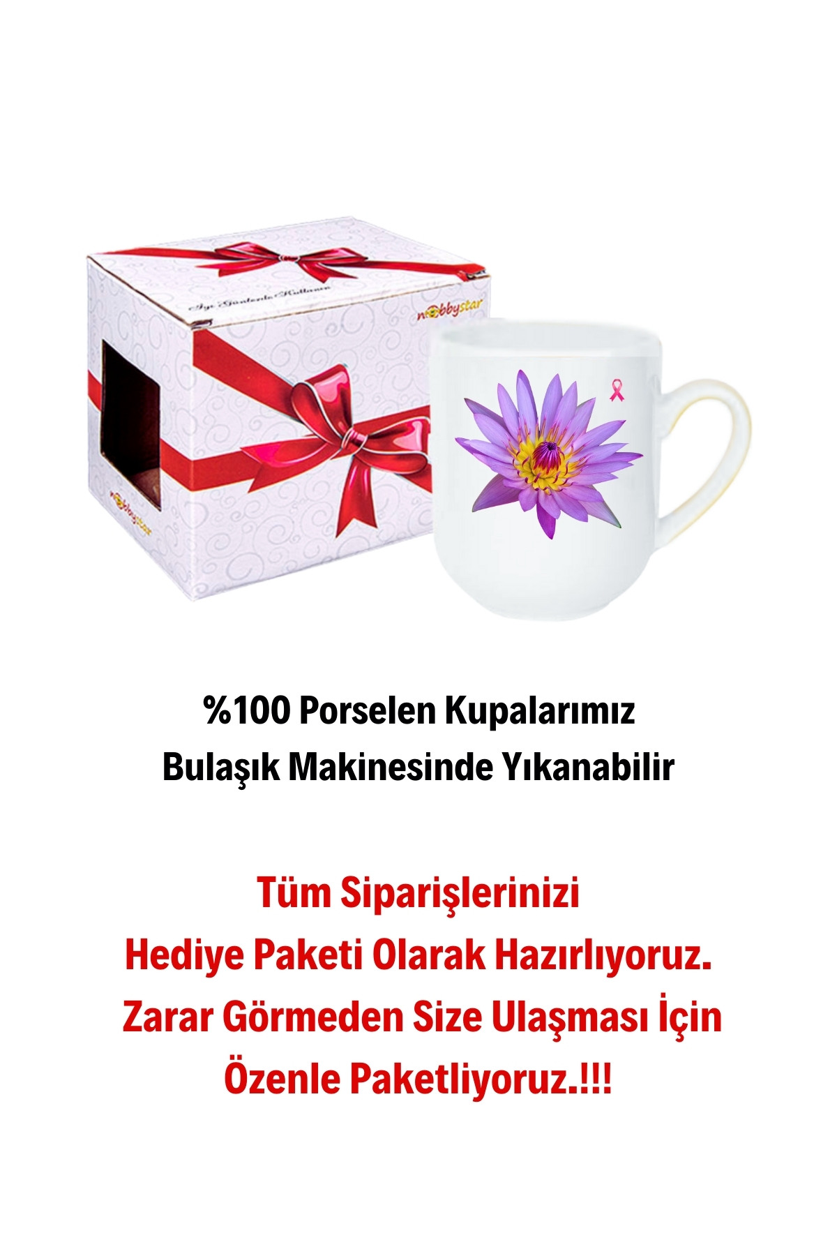 8 Mart Kadınlar Günü Hediyesi İçi Beyaz Lüx Kupa Bardak Porselen Çay Kahve Fincanı-5