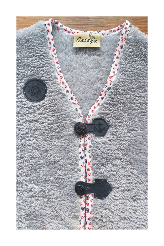 Peluş Bebek Yelek Wellsoft Çocuk Yelek Unisex Polar Yelek Yumoş Yelek