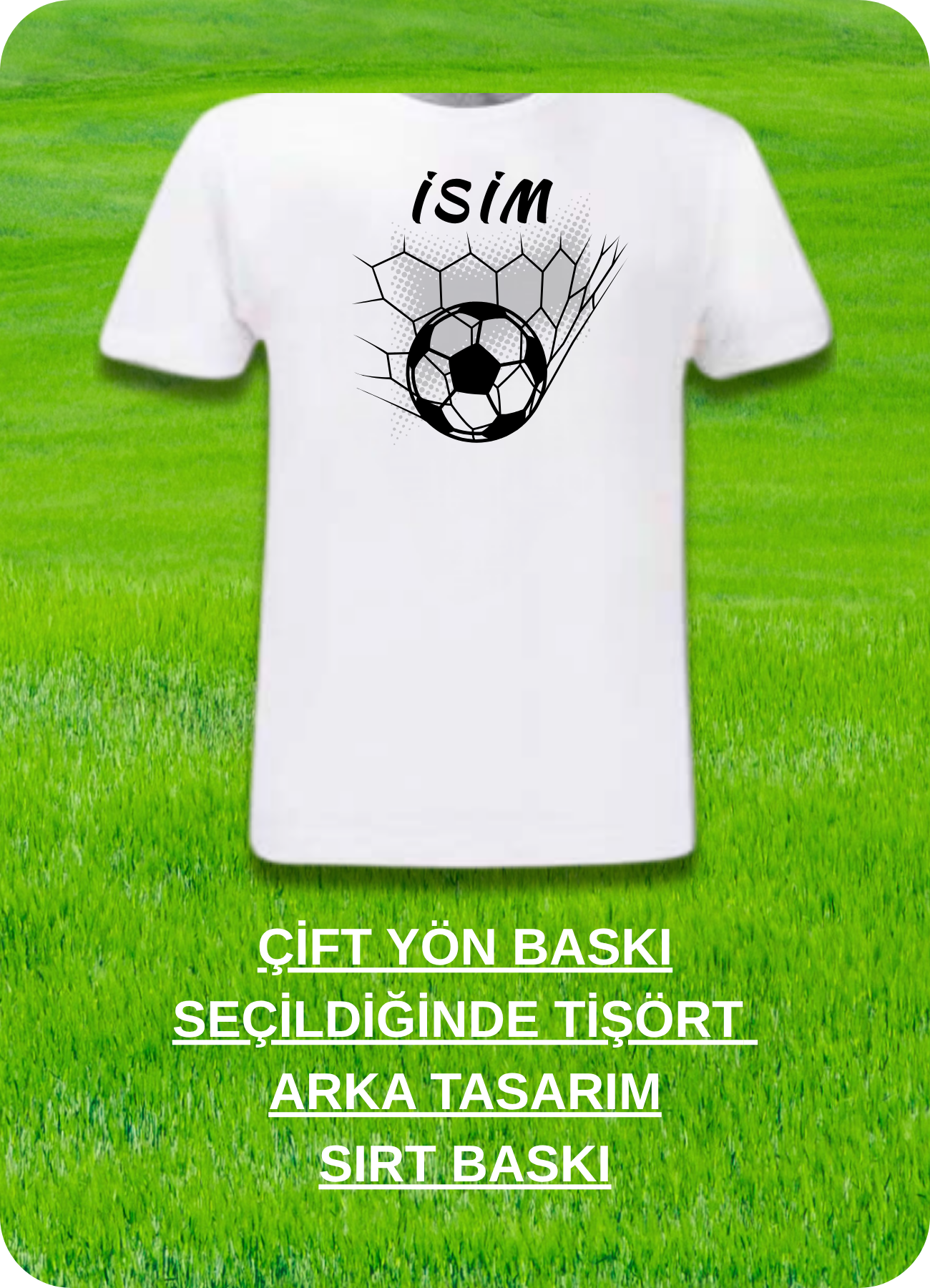 Sarı Kırmızı Formalı Baskılı Pamuklu T-Shirt ve Sarı Lacivert Toplu Kupa Kombin Kadın Futbolcu