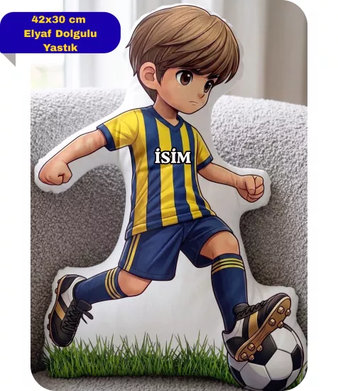 Doğum Günü Yıldönümü Hediyesi Taraftar Futbolcu Yastık Uyku Arkadaşı