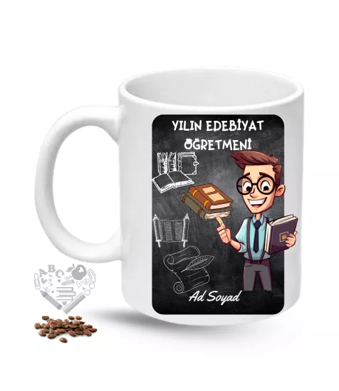Öğretmenler Günü Baskılı Porselen Kupa Bardak Çay Kahve Fincanı