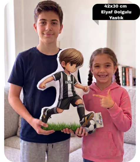 Doğum Günü Yıldönümü Hediyesi Taraftar Futbolcu Yastık Uyku Arkadaşı