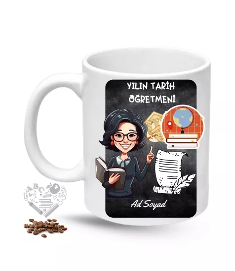 Öğretmenler Günü Baskılı Porselen Kupa Bardak Çay Kahve Fincanı