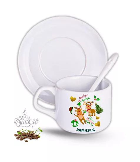 2li Porselen Çay Kahve Fincan Seti