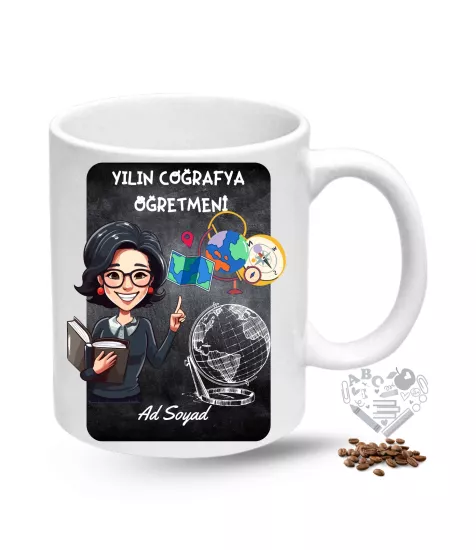 Öğretmenler Günü Baskılı Porselen Kupa Bardak Çay Kahve Fincanı