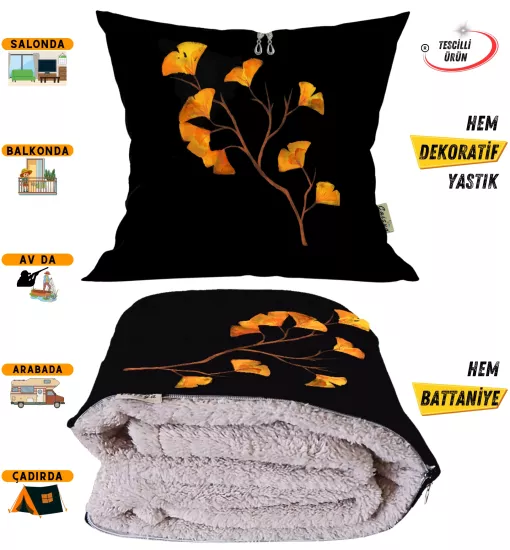 Tv Battaniyeli Opsiyonel Yastık Kırlent Modelleri
