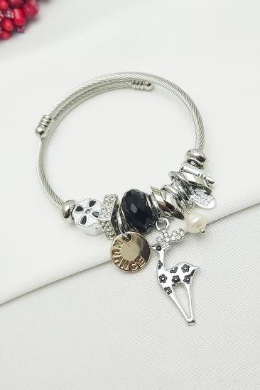 Charmlı Çelik Bileklik Modelleri