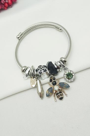 Charmlı Çelik Bileklik Modelleri