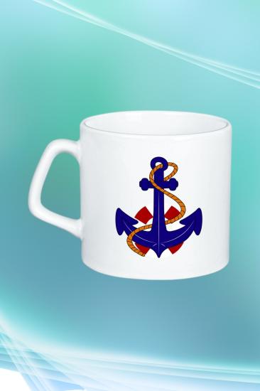 Baskılı Porselen Kupa Bardak Çay Kahve Fincanı