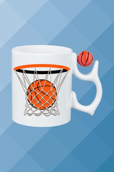 Baskılı Porselen Kupa Bardak Çay Kahve Fincanı