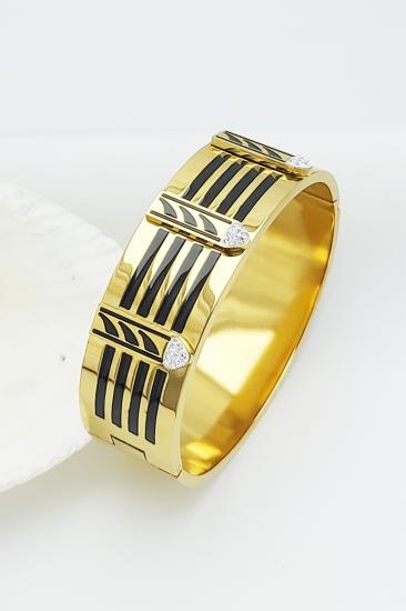 Altın Kaplama Çelik Kelepçe Bileklik Modelleri