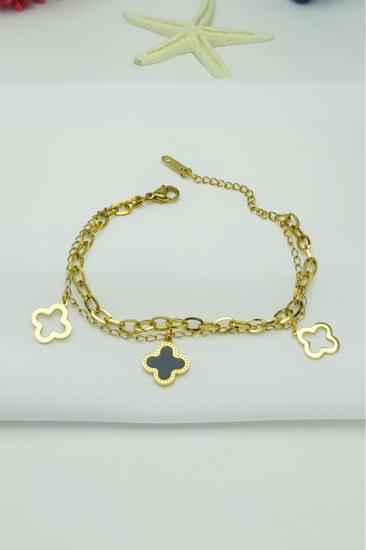 Altın Kaplama Özel Seri Çelik Bileklik