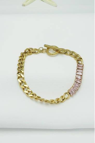 Altın Kaplama Özel Seri Çelik Bileklik