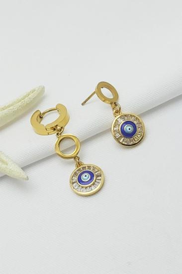 Altın Kaplama Çelik Küpeler